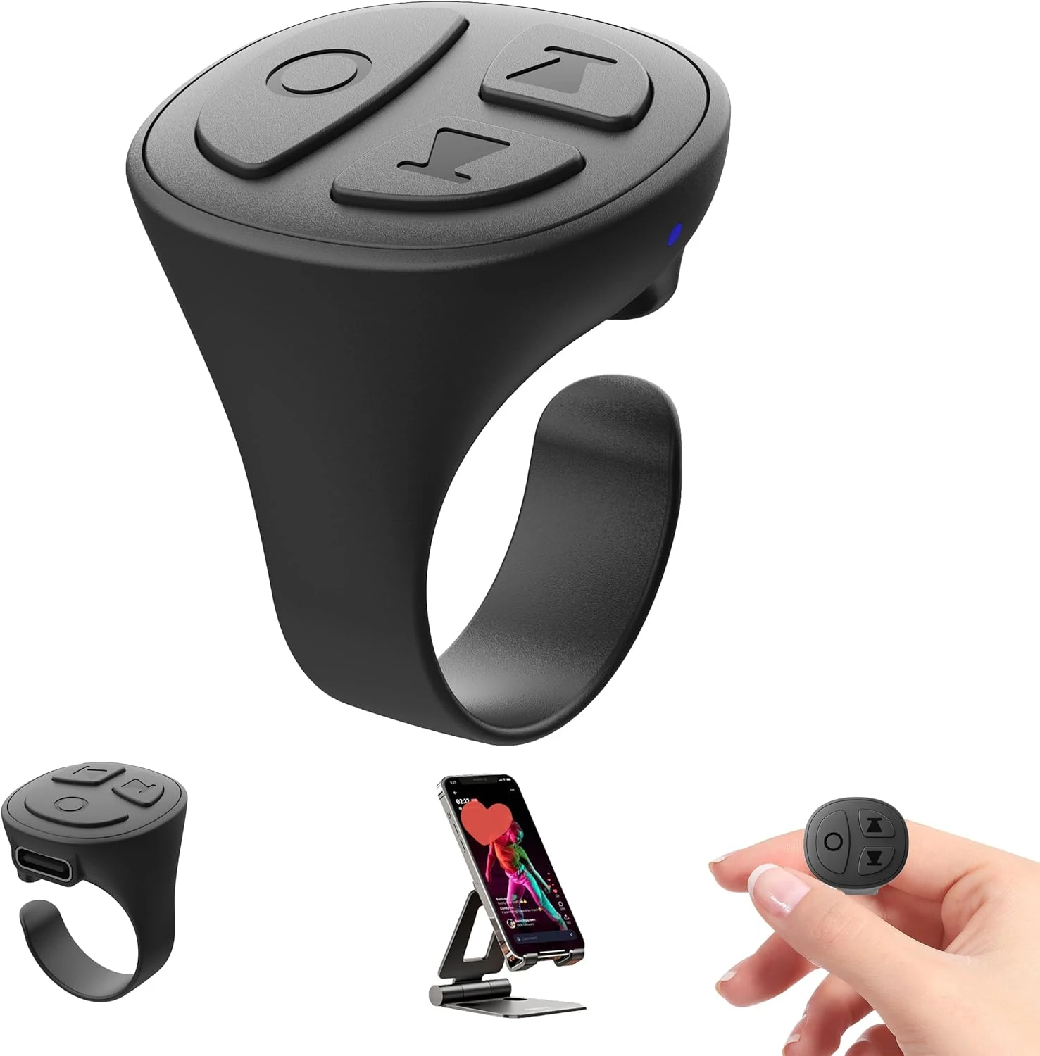TikTok Scrolling Ring, Bluetooth Camera Remote, Scrolling Ring Remote for TikTok review