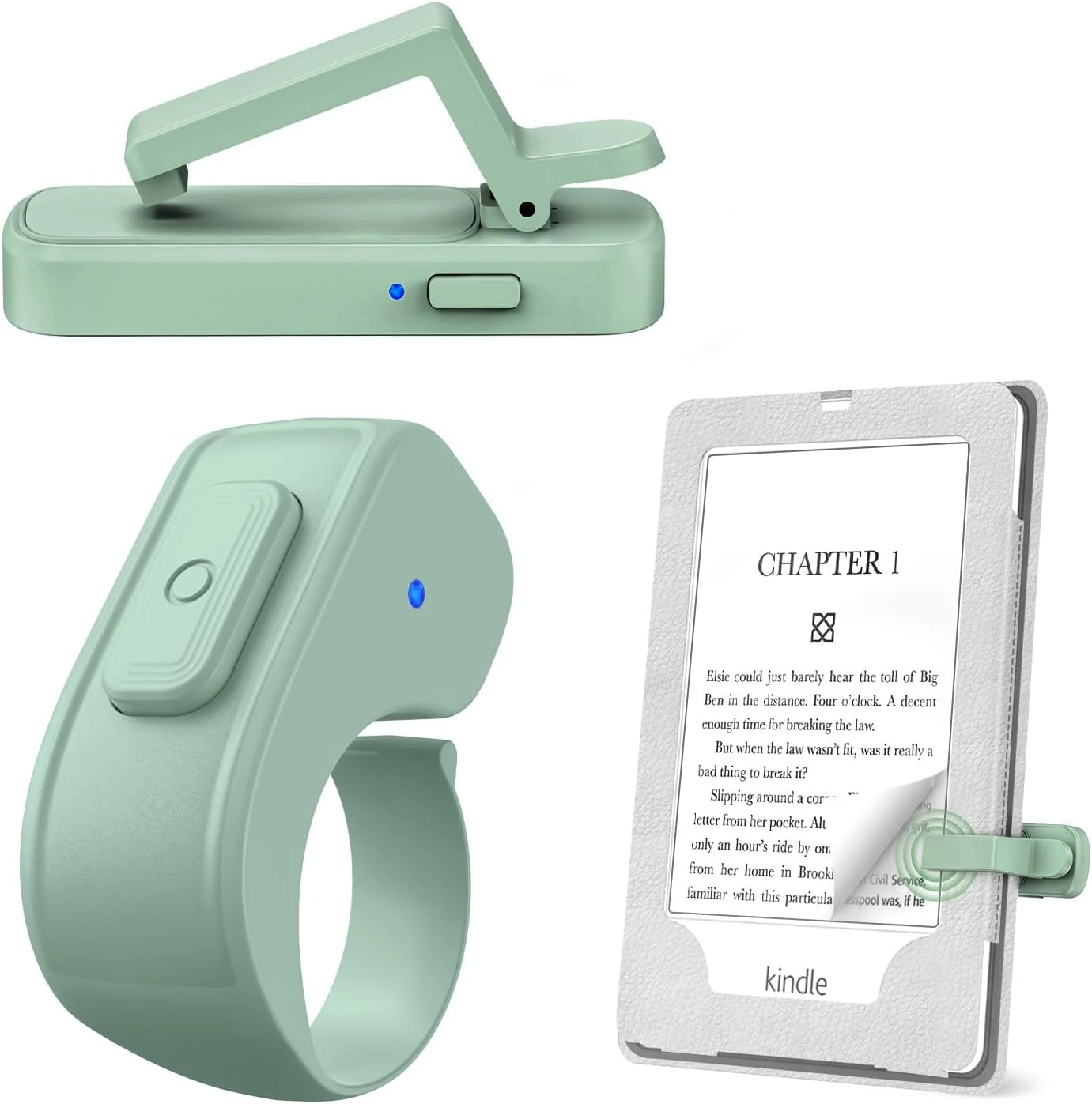 Page Turner Ring for Kindle,Remote Control for iPhone iPad Android review