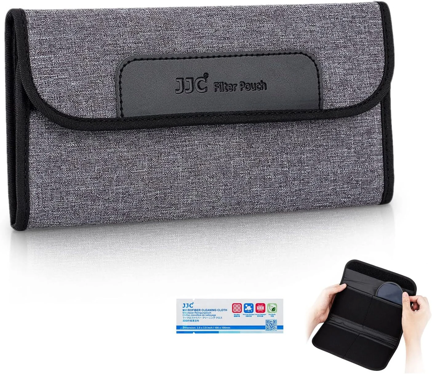 JJC 4 Pockets Lens Filter Case for Filter Up to 82mm