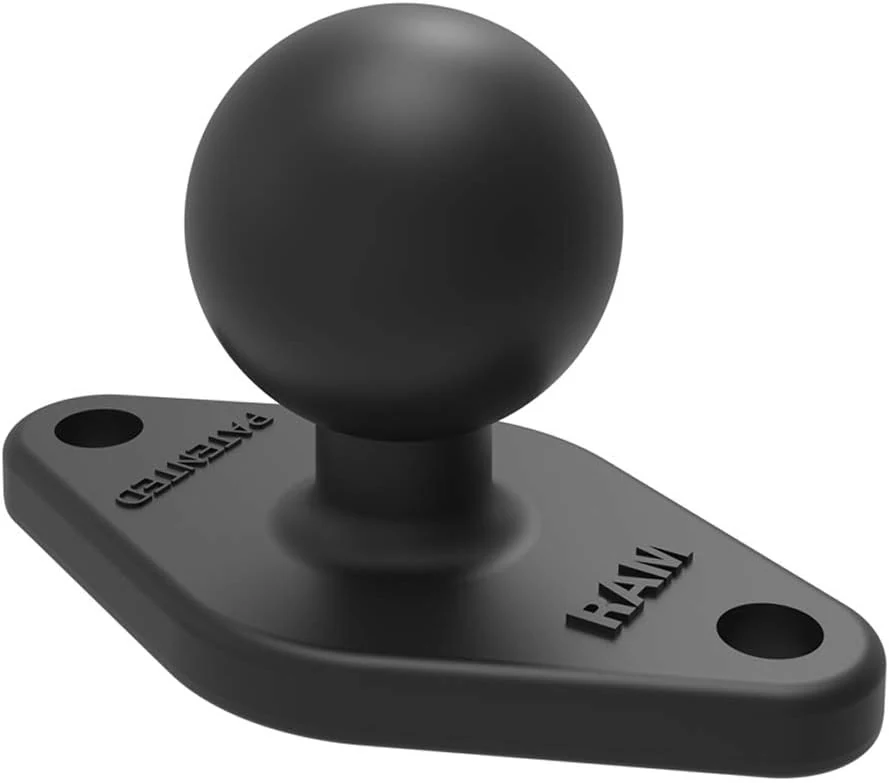 RAM MOUNTS Diamond Ball Base with 2-Hole AMPS Pattern, B Size 1" Ball Mount (RAM-B-238U)