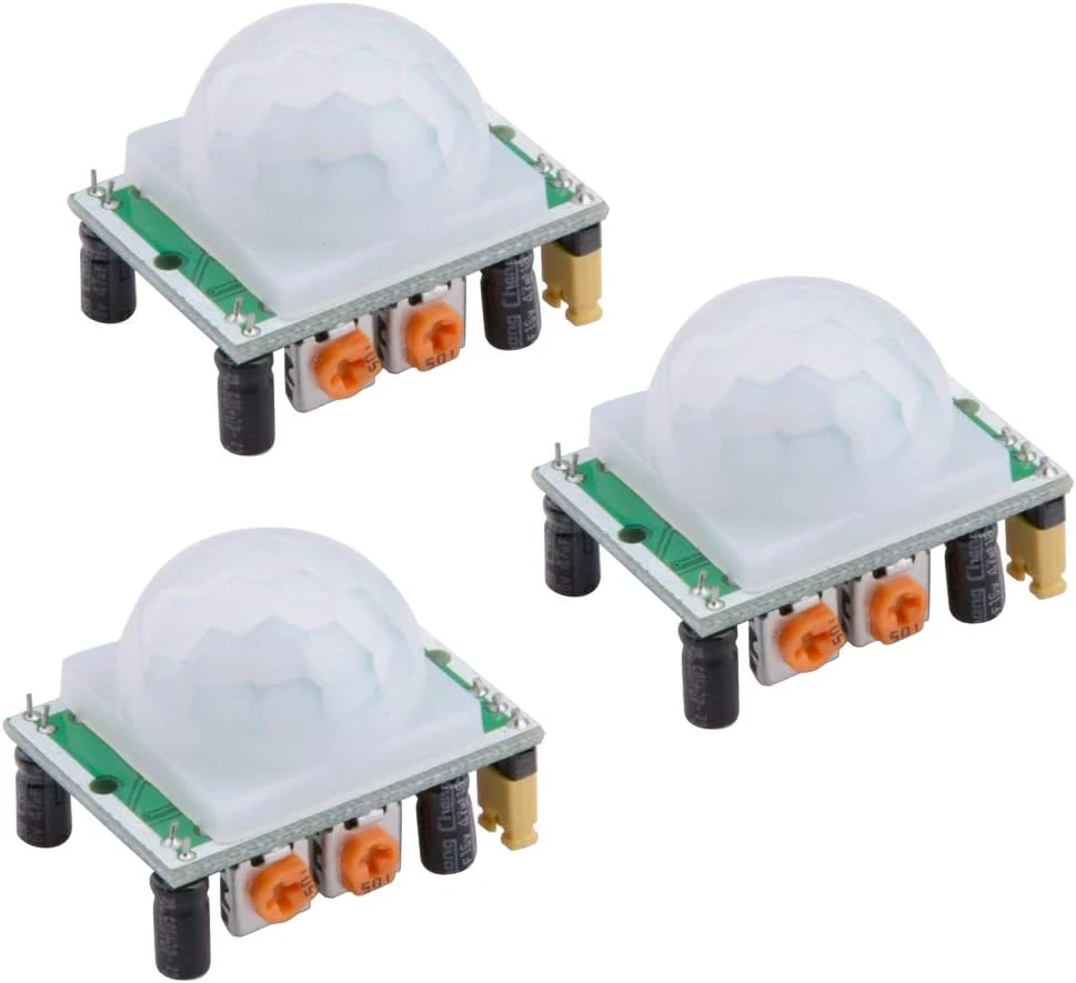 HiLetgo 3pcs HC-SR501 PIR Infrared Sensor Human Body Infrared Motion Module