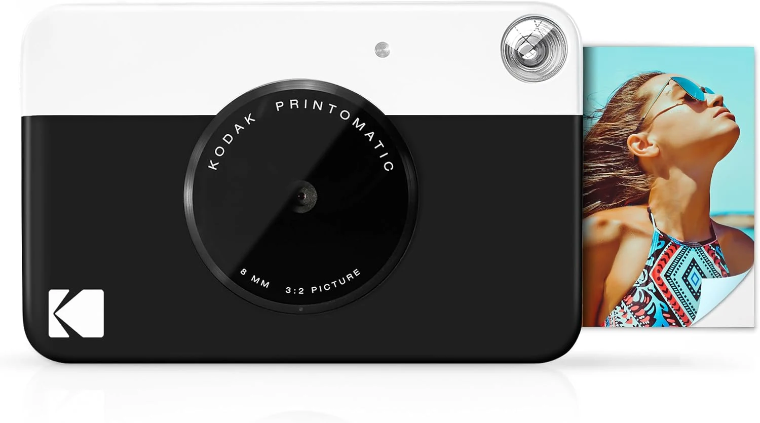 KODAK Printomatic Full-Color Instant Print Digital Camera (Zink 2x3" Sticky-Back Photo Paper)