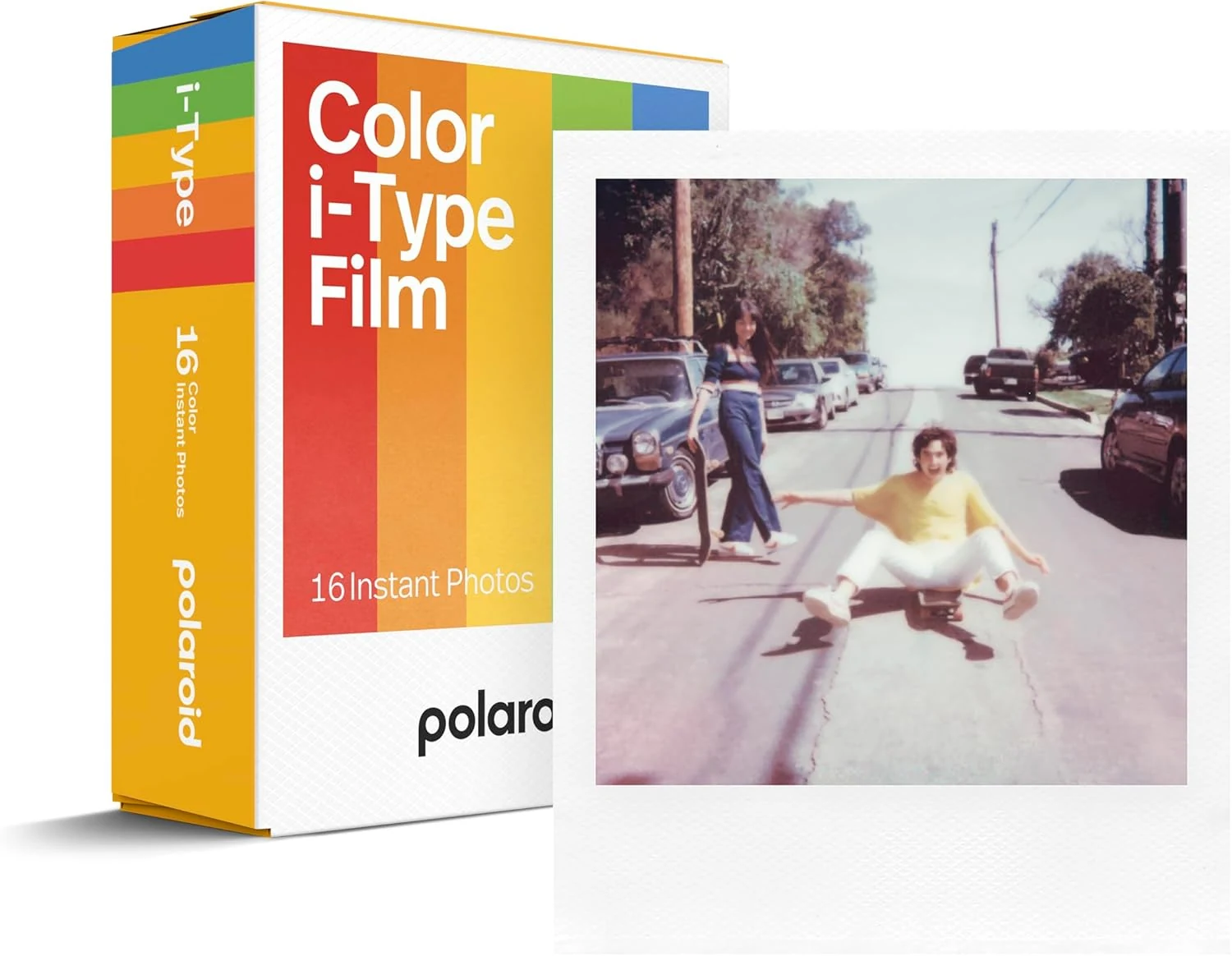 Polaroid Color Film for I-Type Double Pack, 16 Color Instant Photos (6009)