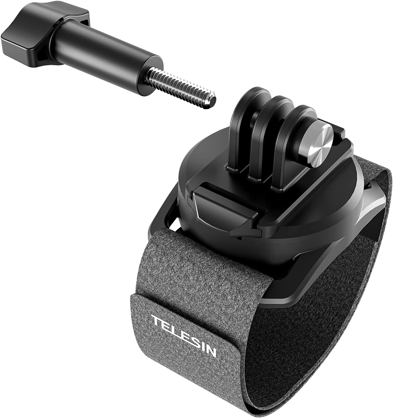 TELESIN Upgraded Wrist Strap, 360 Rotation Arm Plam Ankle Mount Band Holder
