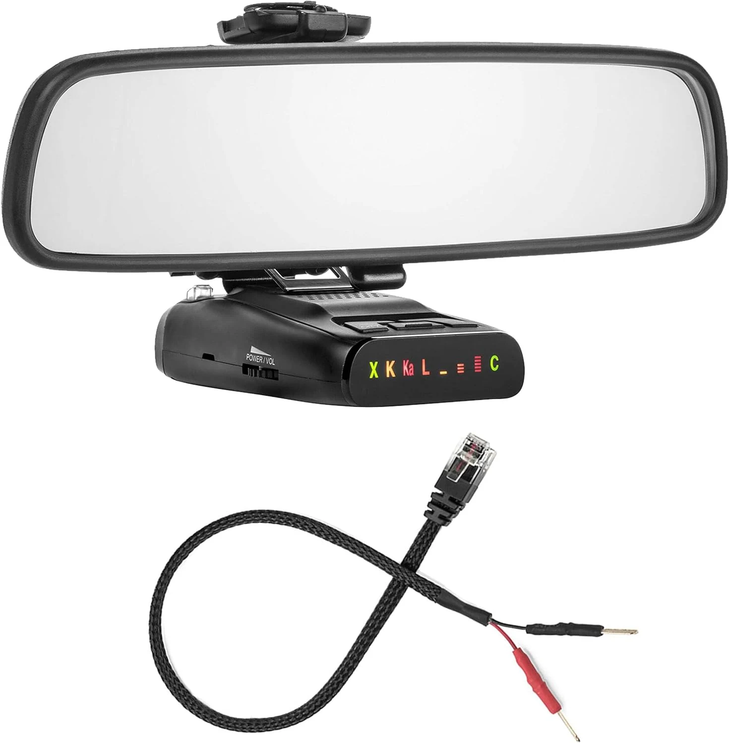Radar Mount Mirror Mount + Mirror Wire for Uniden Radar Detectors - DFR7 R3 R4 R7 R8 (4001109)