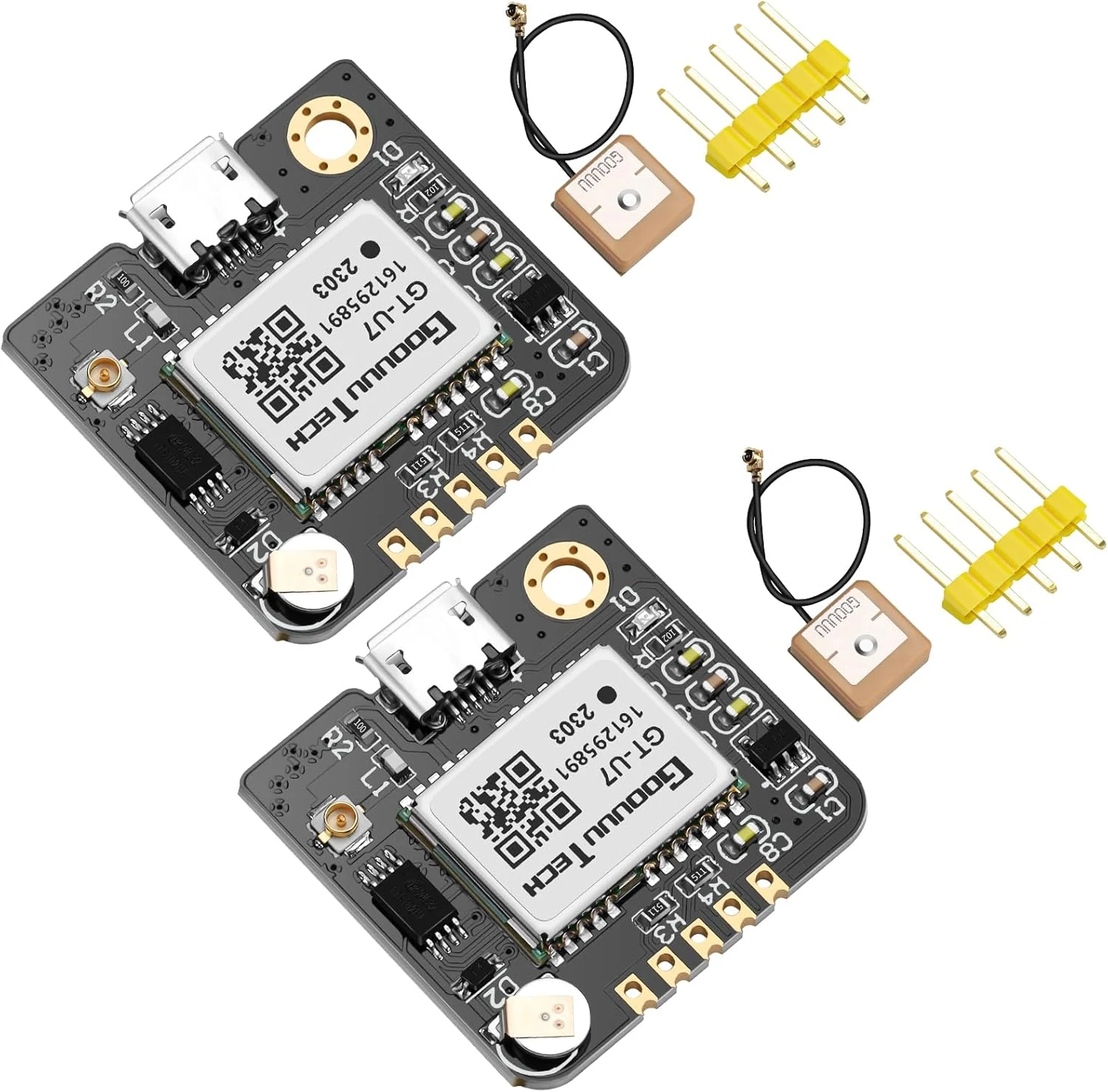 2 Pack GT-U7 GPS Module Satellite Navigation Positioning GPS Receiver