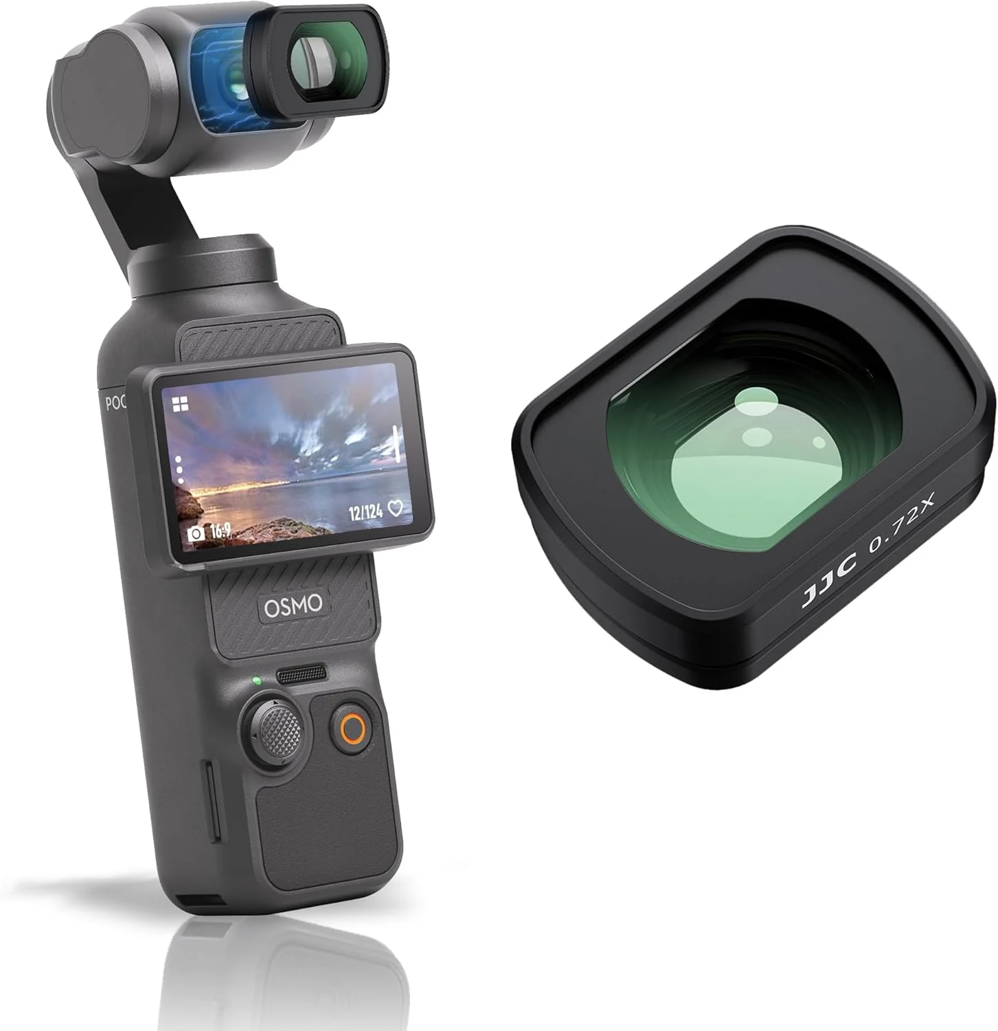 JJC Pocket 3 Magnetic Wide Angle Lens for DJI Osmo Pocket 3