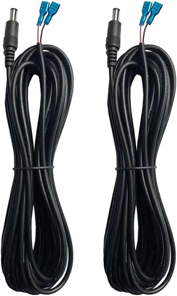 2 PCS Trail Camera Power Cord,4.0x1.7mm DC External Power Cable