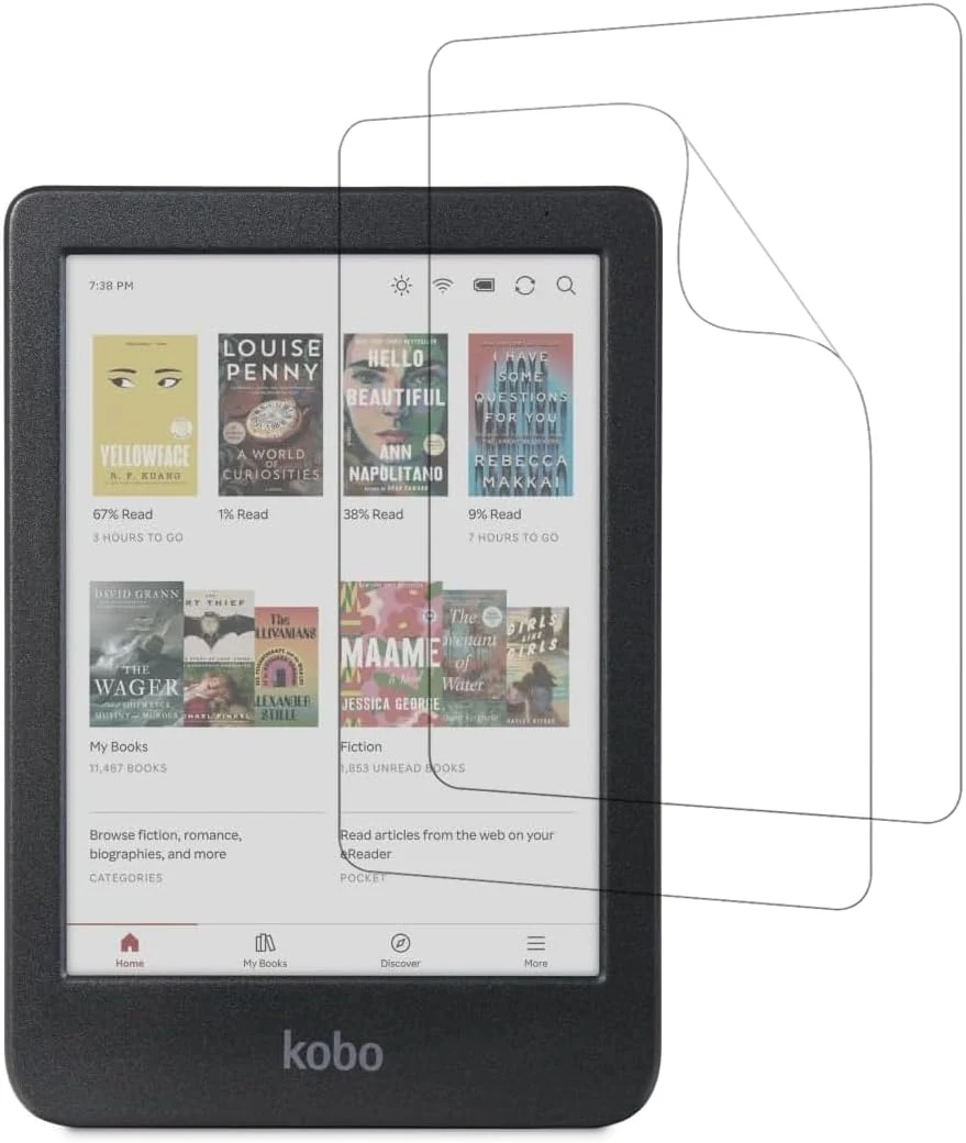 (3 Pack Screen Protector for Kobo Clara Colour/Clara BW/Clara 2E