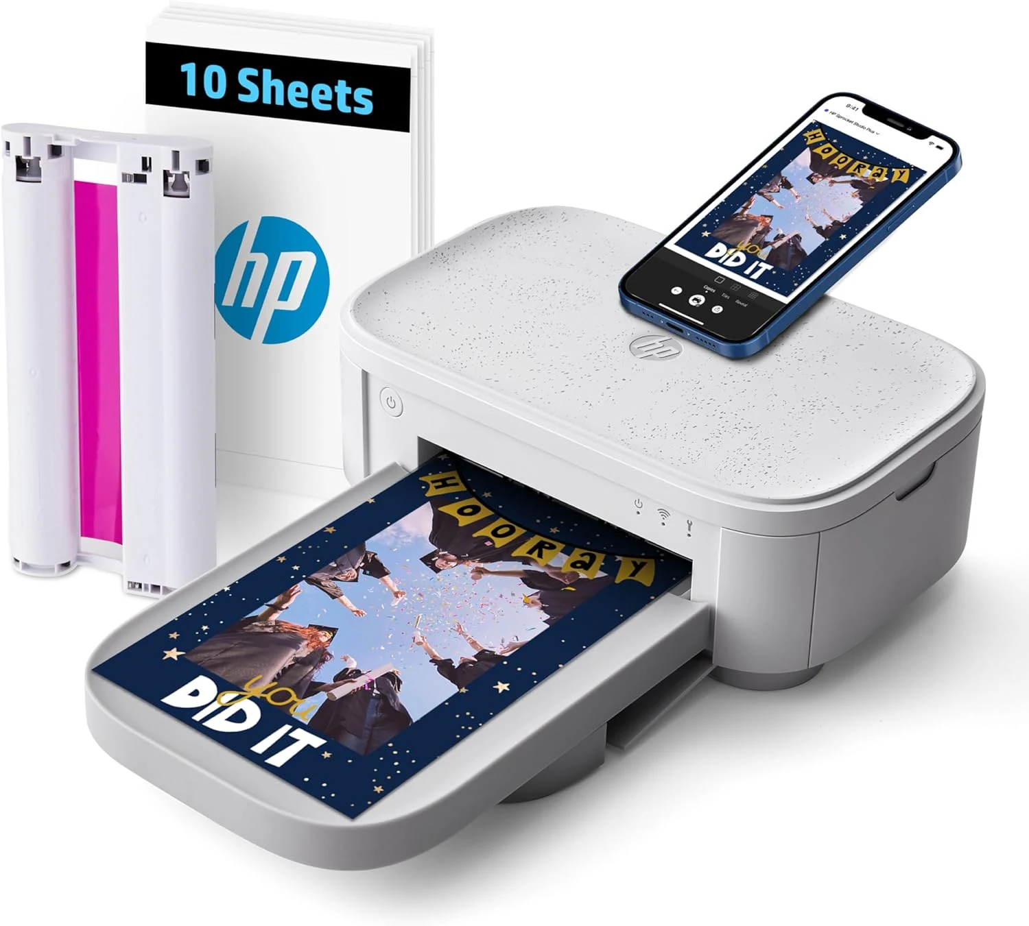 HP Sprocket Studio Plus 4x6 Wireless Instant Photo Printer