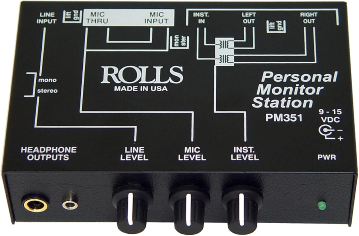Rolls PM351 Personal Monitor Station