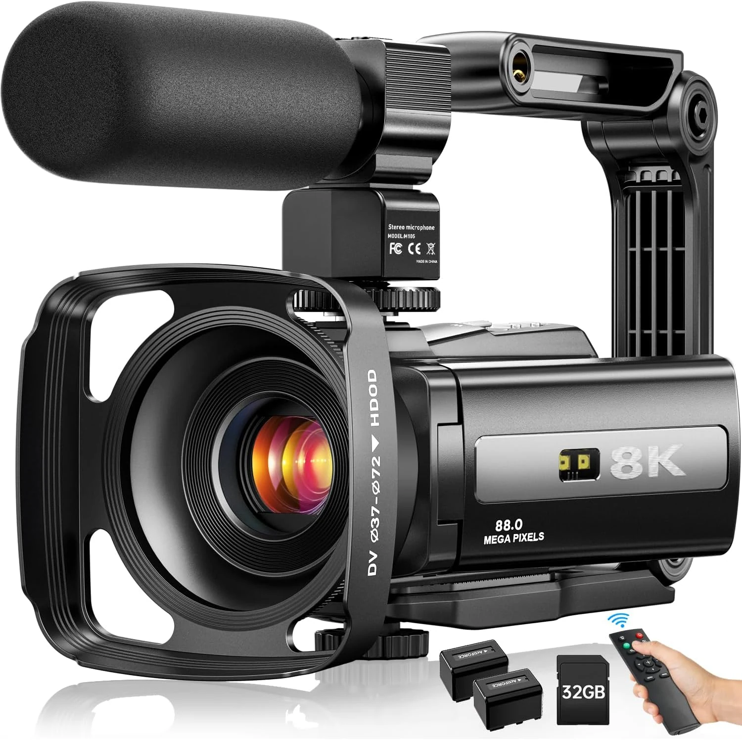 8K Video Camera 88MP UHD WiFi Vlogging Cameras for YouTube (FlyFrost)