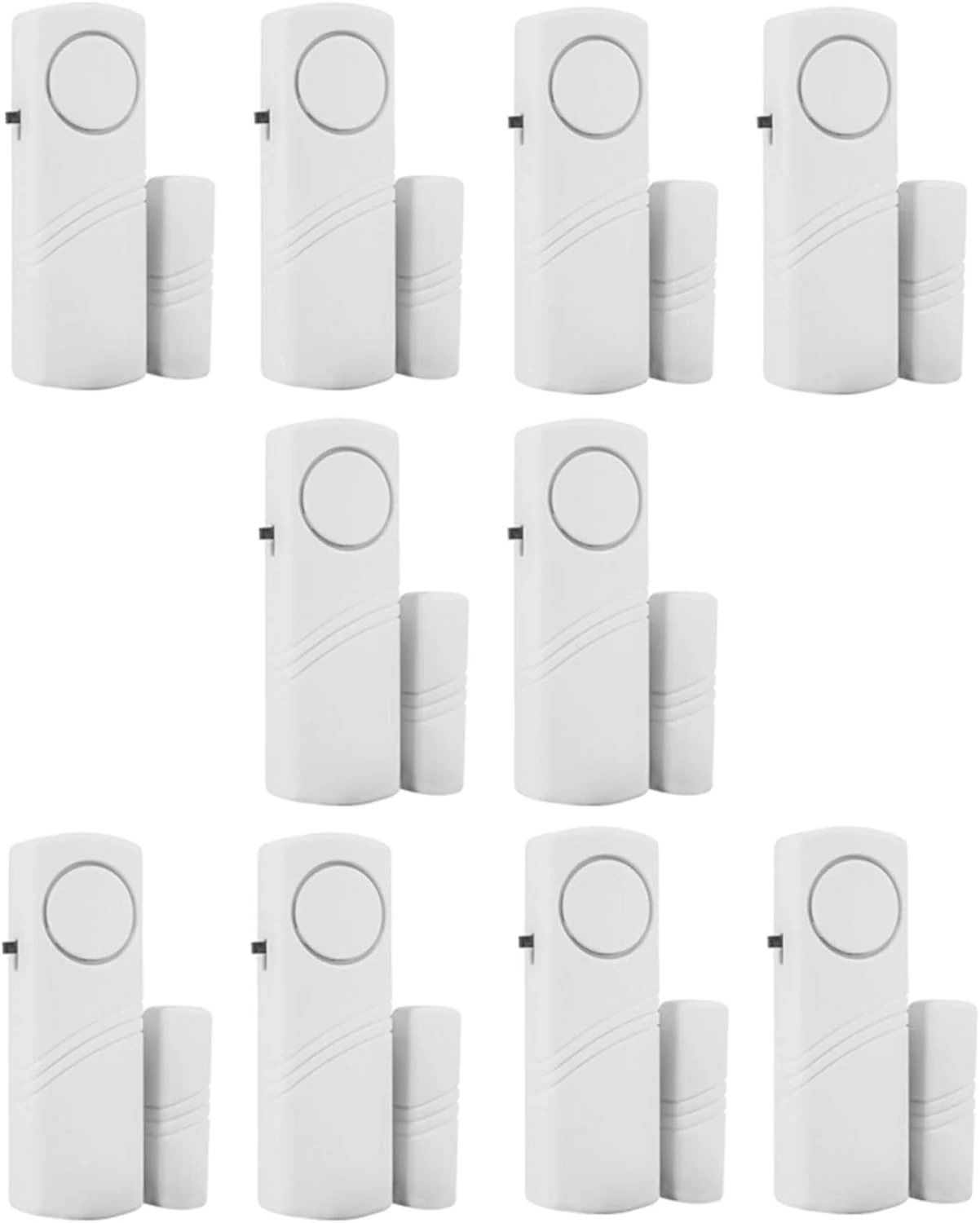 Personal Security Window & Door Alarm Bell (Pack of 10)