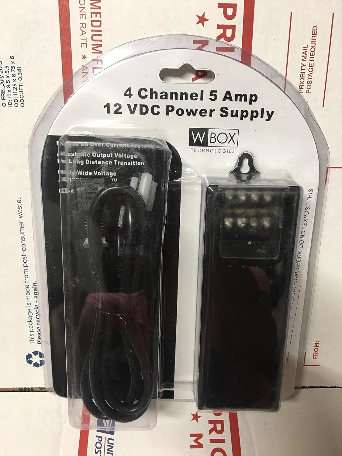 4CPW5A60W 4 Channel 5A 12Vdc CCTV Power