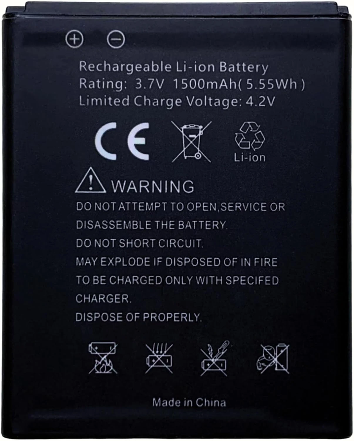 Replacement Battery for Texas Instruments TI-84 Plus CE for TI-Nspire CX II and for TI-Nspire CX II CAS Li-ion Backup 3.7L1200SPA Battery