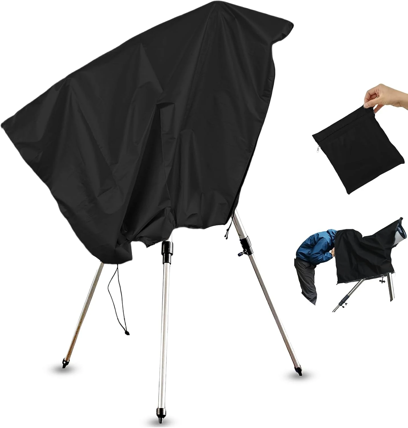 Telescope Cover Waterproof Outdoor Telescope Cover with Adjustable Drawstring Zipper