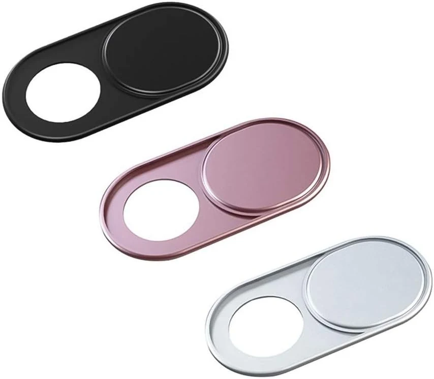Webcam Cover Slide, 0.027-Inch Ultra-Thin Metal Camera Cover for MacBook Pro, iMac, Laptop, PC, iPad, iPhone (3-Pack)