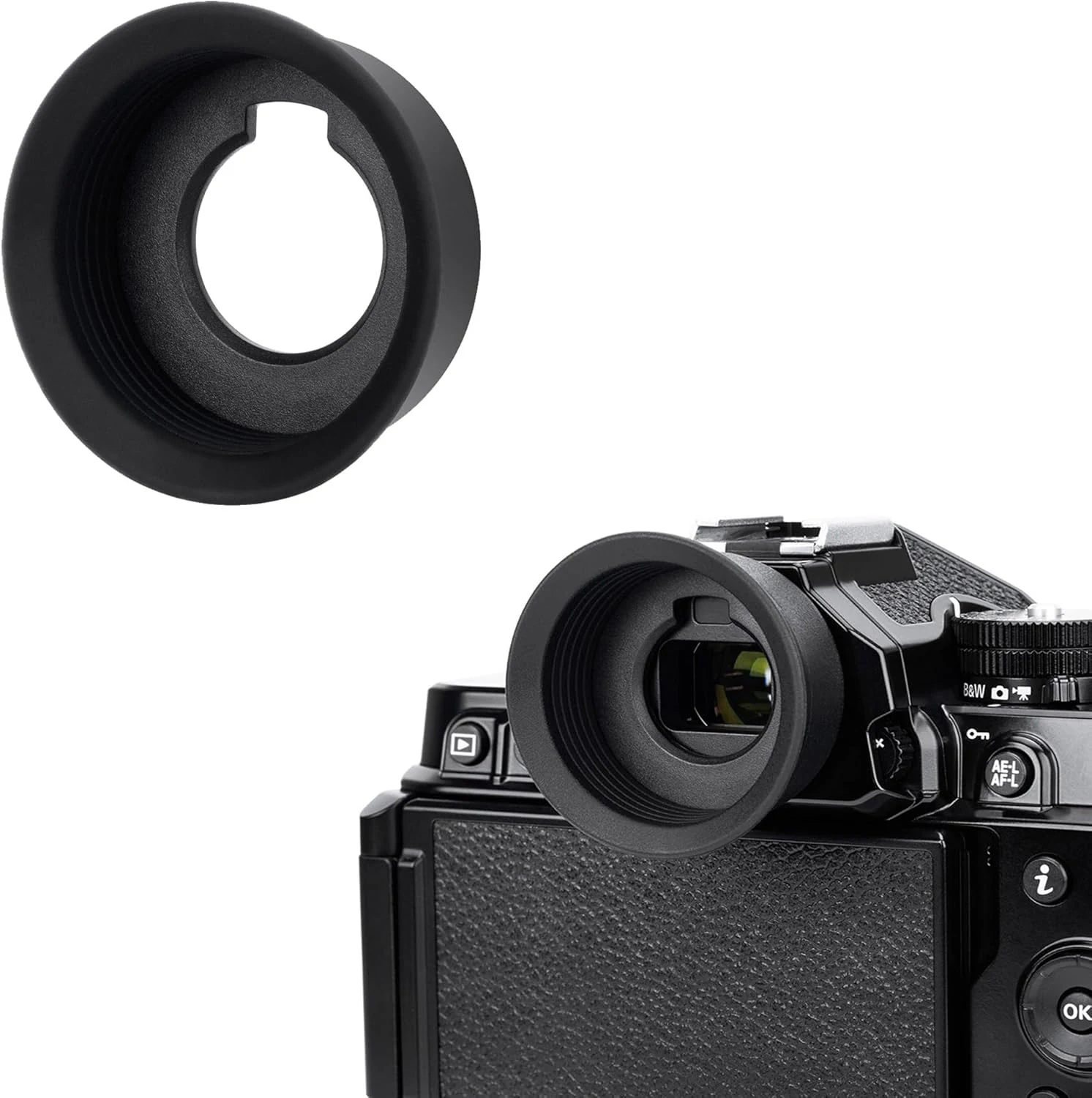 KIWIFOTOS Upgraded DK-33 Z8 Z9 Zf Round Eye Cup Eyecup Eyepiece