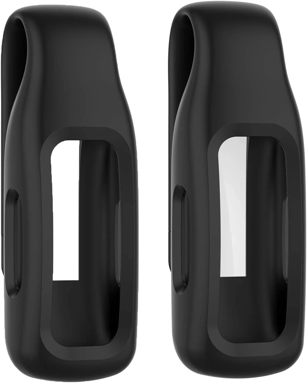Compatible Lightweight Clip Holder Case Replacement for Fitbit Inspire 2/Inspire 3/Ace 3 Fitness Tracker (2 Packs: Black x 2)