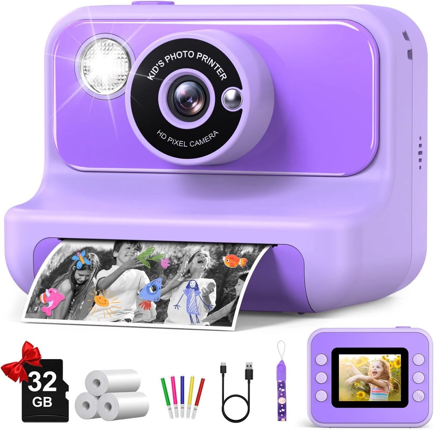 Gofunly Kids Camera Instant Print (H3)
