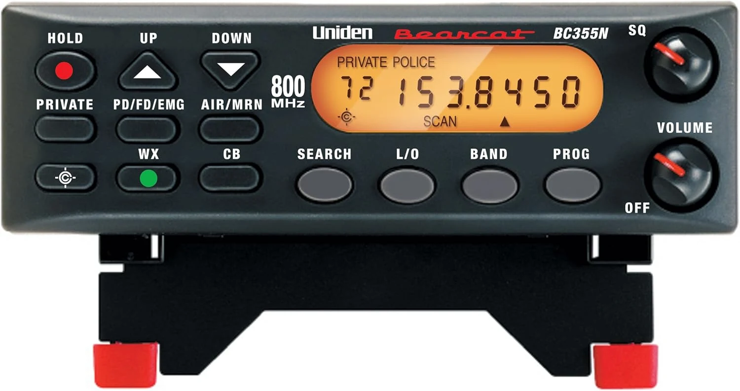 Uniden BC355N 300-Channel Base/Mobile Scanner, Close Call Capture, Pre-programmed Search Bands