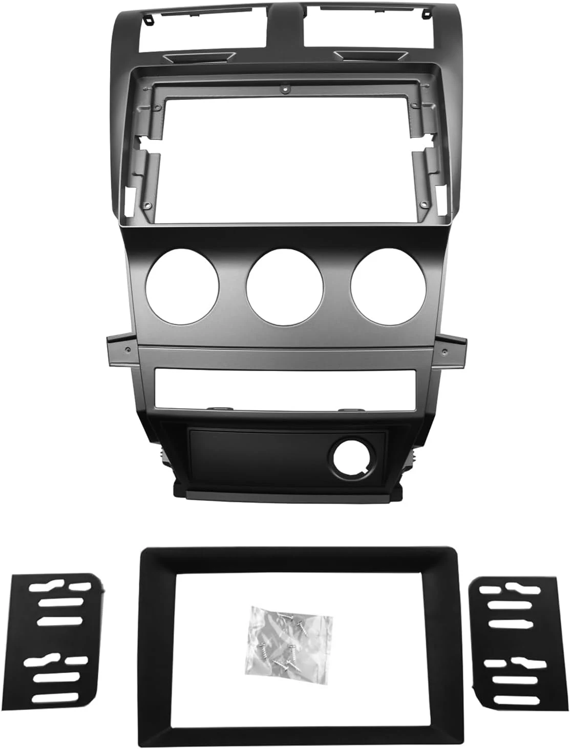 Radio Stereo Bezel for Dodge Avenger 2008-2014 Dash Installation Mount Trim Kit Fits 9" and Double Din