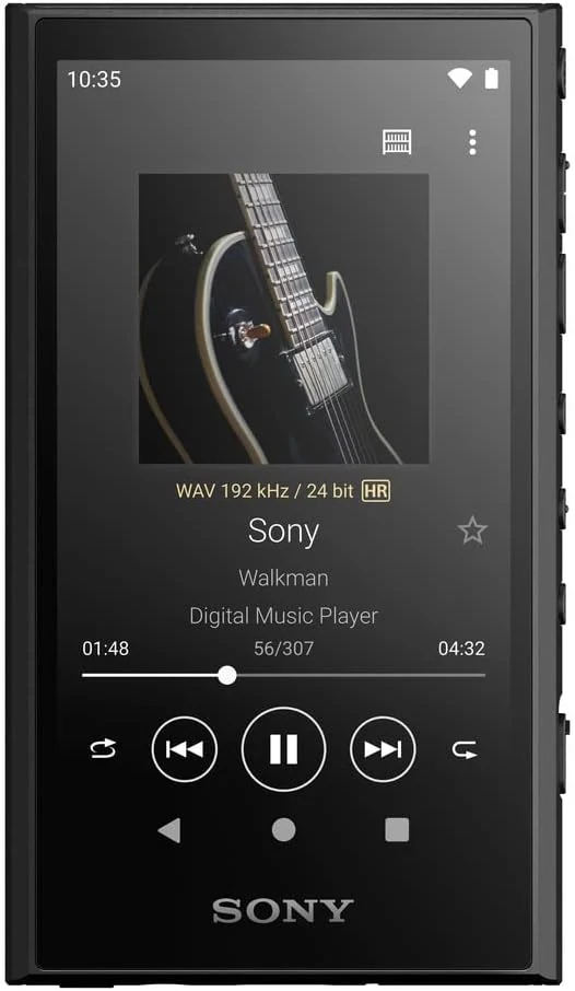 Sony NW-A306 Walkman 32GB Hi-Res Portable Digital Music Player with Android, up to 36 Hour Battery, Wi-Fi & Bluetooth