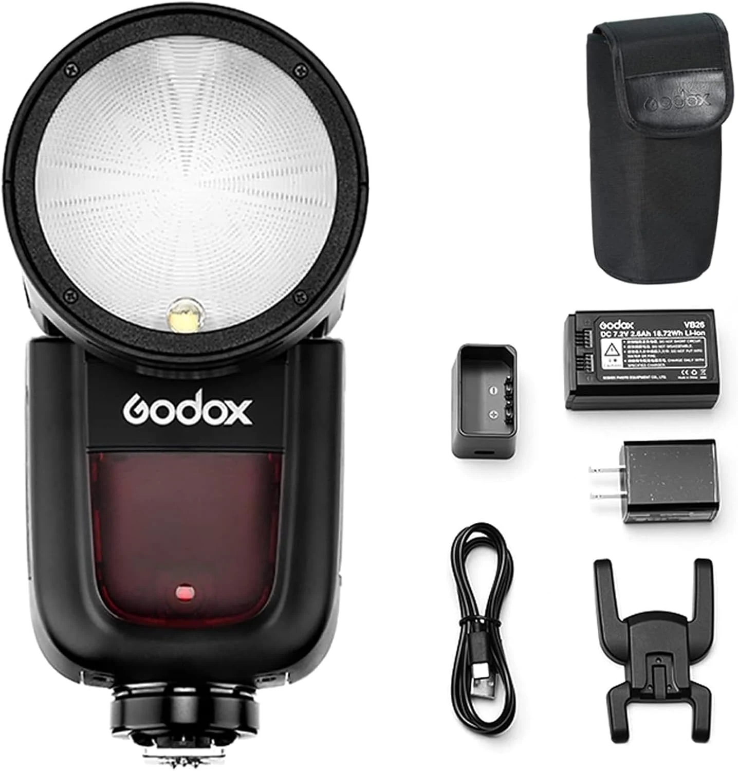 Godox V1-C Flash Speedlite for Canon, 76Ws 2.4G X Wireless TTL 1/8000 HSS Speedlight