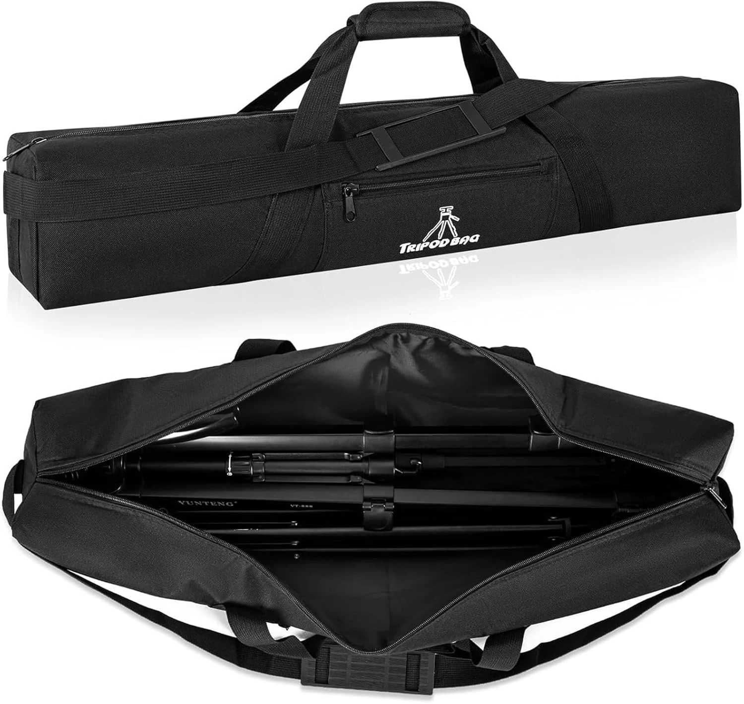 TORIBIO Tripod Carrying Case, 29x4.5x4.5in Heavy Duty Tripod Bag with Shoulder Straps and Handles