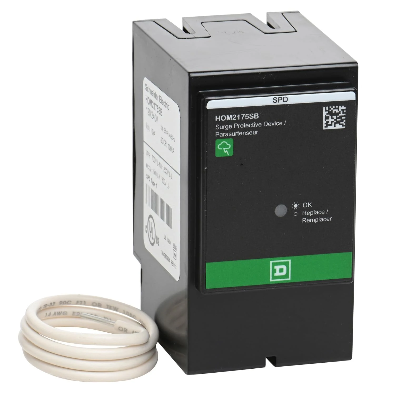 Square D by Schneider Electric HOM2175SB Homeline SurgeBreaker (25kA, 120/240V)