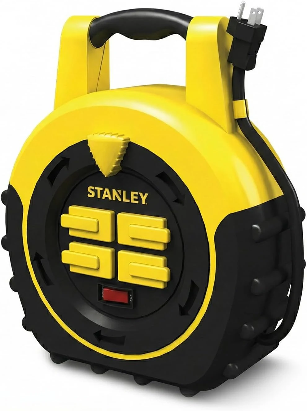 STANLEY Retractable Extension Cord Reel 20ft Portable 4 Outlet Cord review