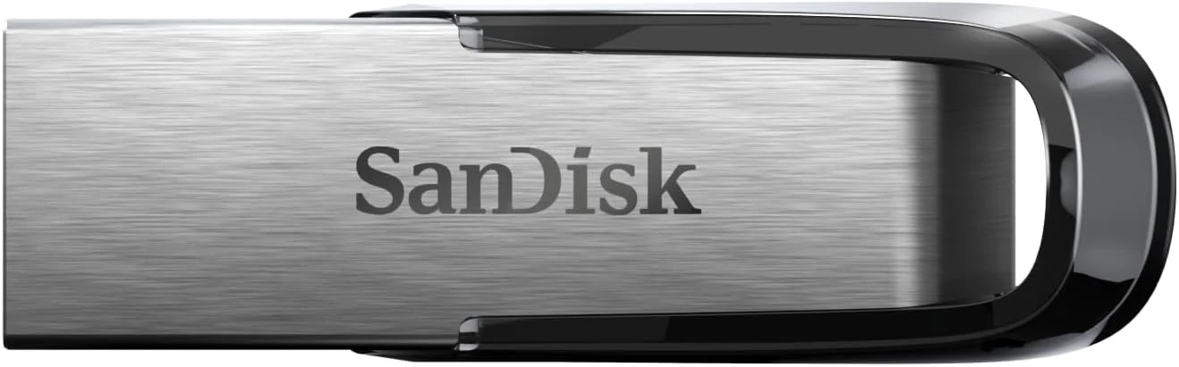 SANDISK 128GB Ultra Flair USB 3.0 Flash Drive, SDCZ73-128G-G46, Black