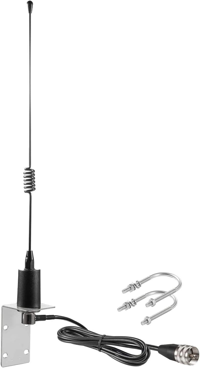 Long Range VHF Marine Radio Antenna 156-163MHz Antenna PL259 Connector with 16.5 Feet Low Loss Coaxial Cable (eifagur)
