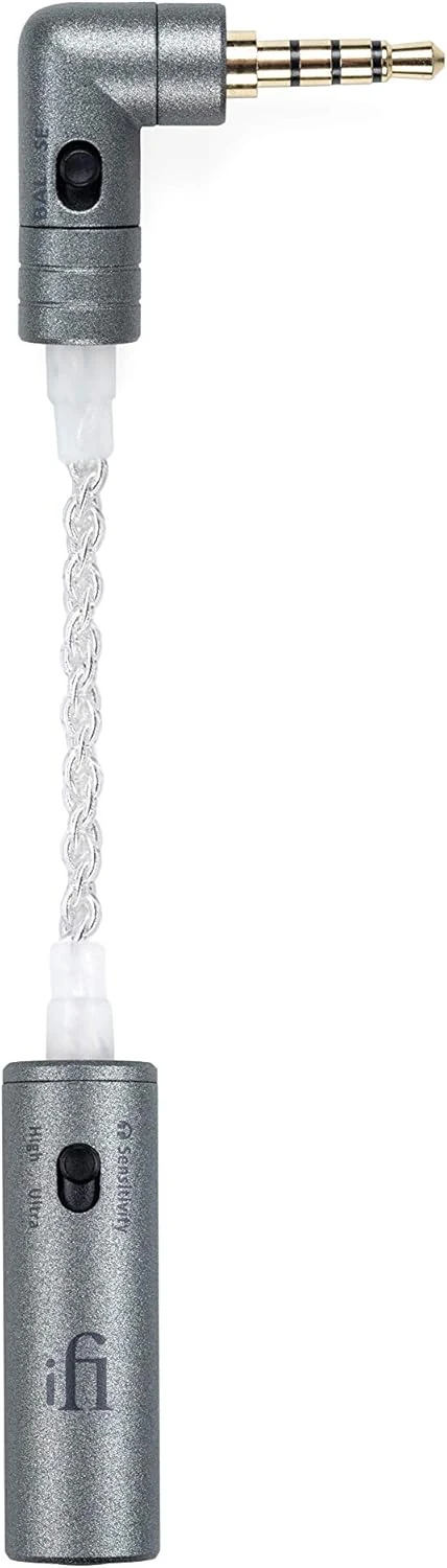 iFi iEMatch+ 3.5mm Male to Female Headphone Jack in-Ear-Monitor Audio/Optimizer/Attenuator