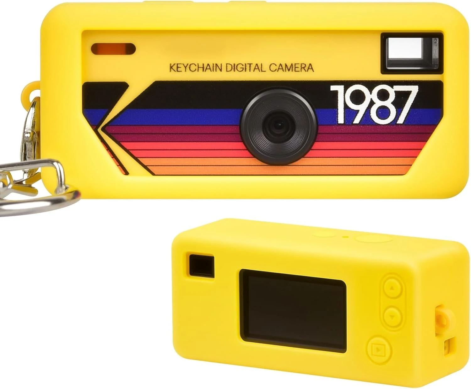 PAIYULE Silicone Case for Kodak CHARMERA Keychain Digital Camera Blind (Yellow)