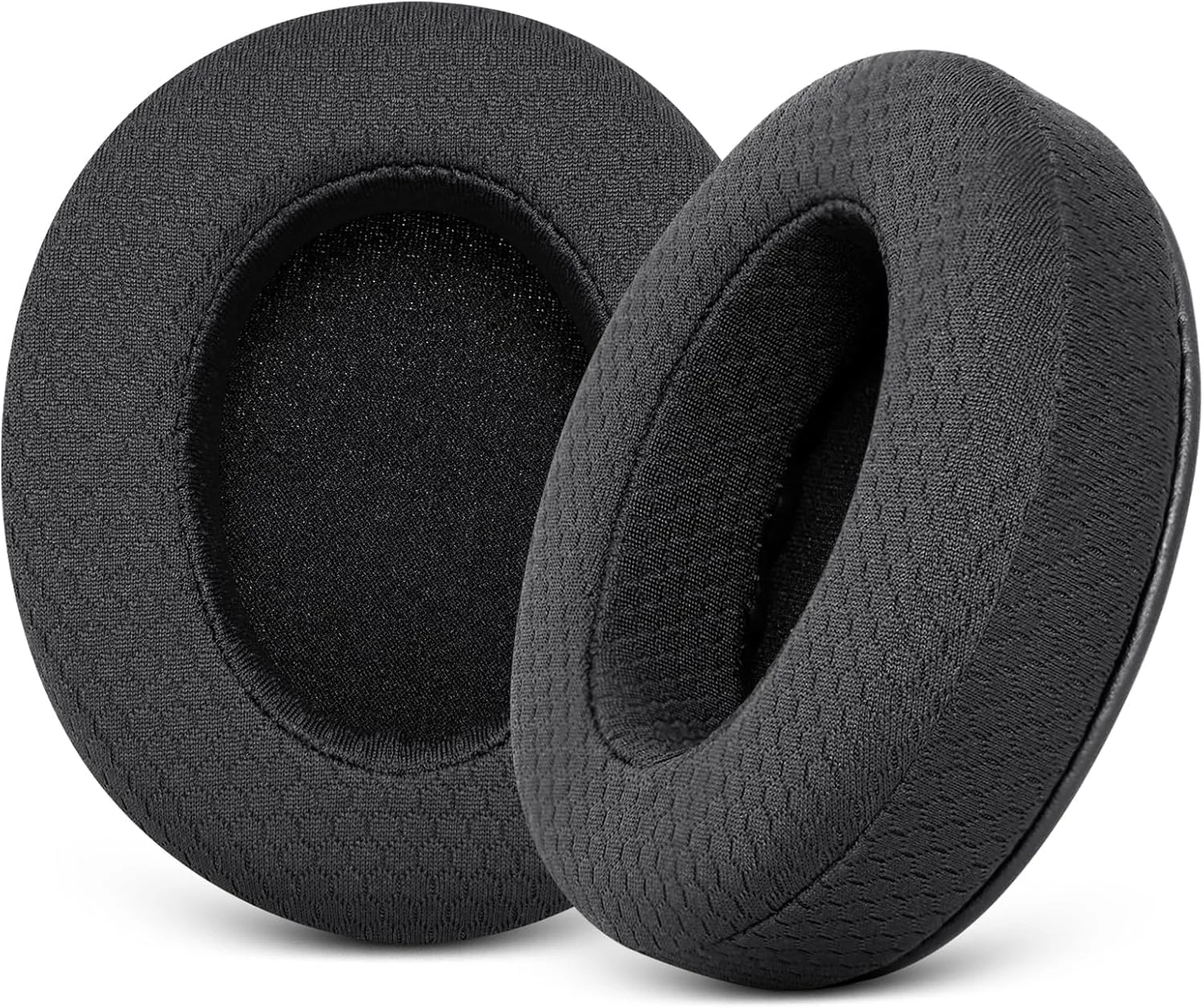 Replacement Ear Pads for Sony MDR 7506 - GVOEARS Earpad Mesh Fabric Cushions for MDR V6 V7 MDR-CD900ST Headphones with Memory Foam (Black)