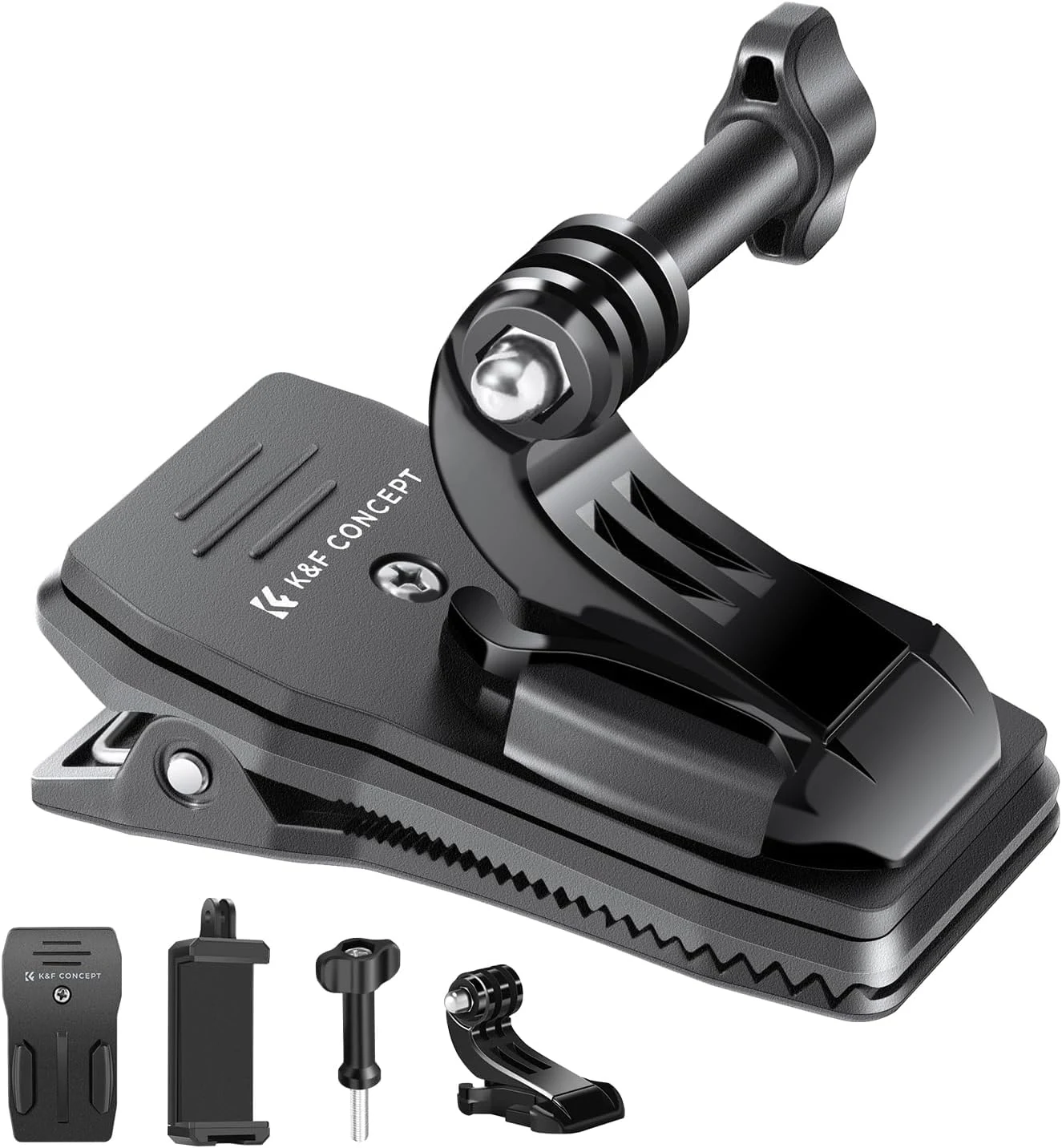 K&F Concept 360° Rotation Backpack Strap Quick Clip Mount