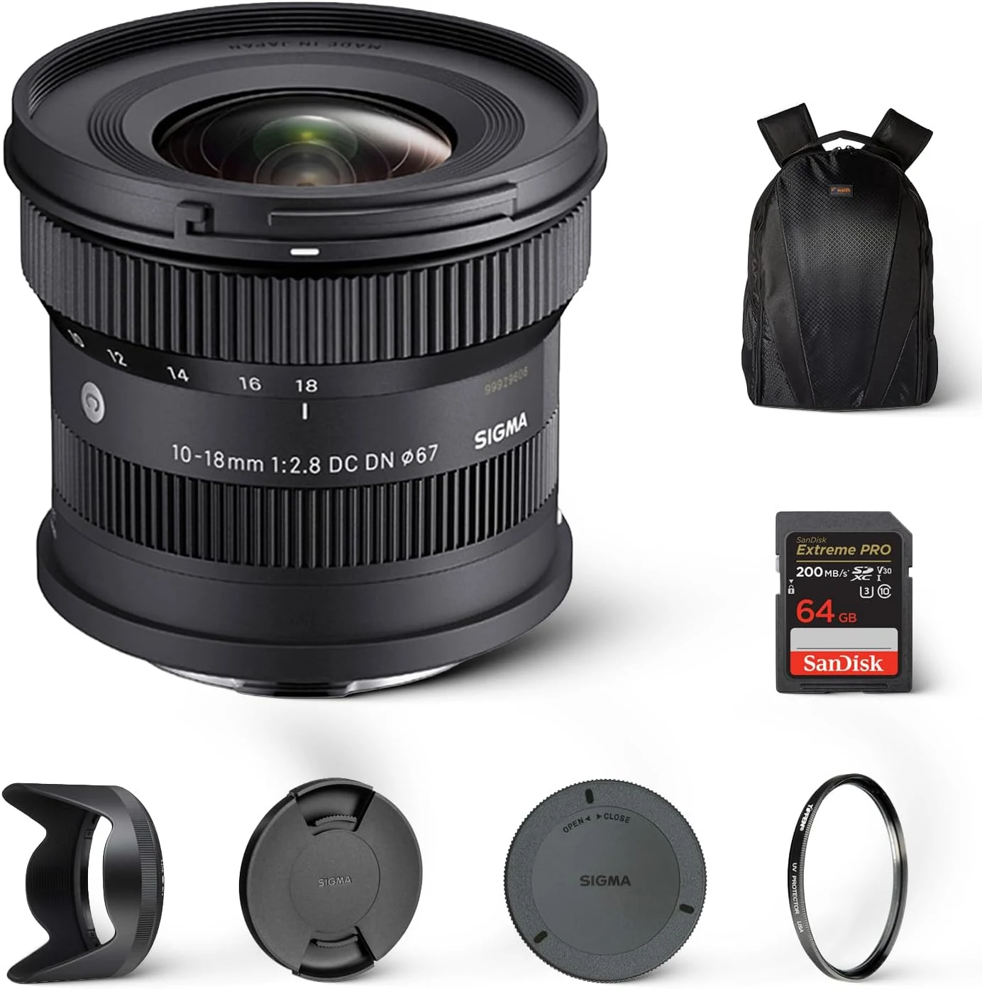 Sigma 10-18mm F2.8 DC DN Contemporary Lens for Sony E