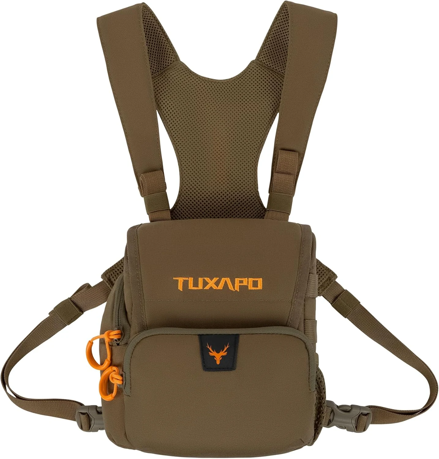 Binocular Harness Chest Pack with Rangefinder Pouch Bino Case for Hunting Hiking Shooting
