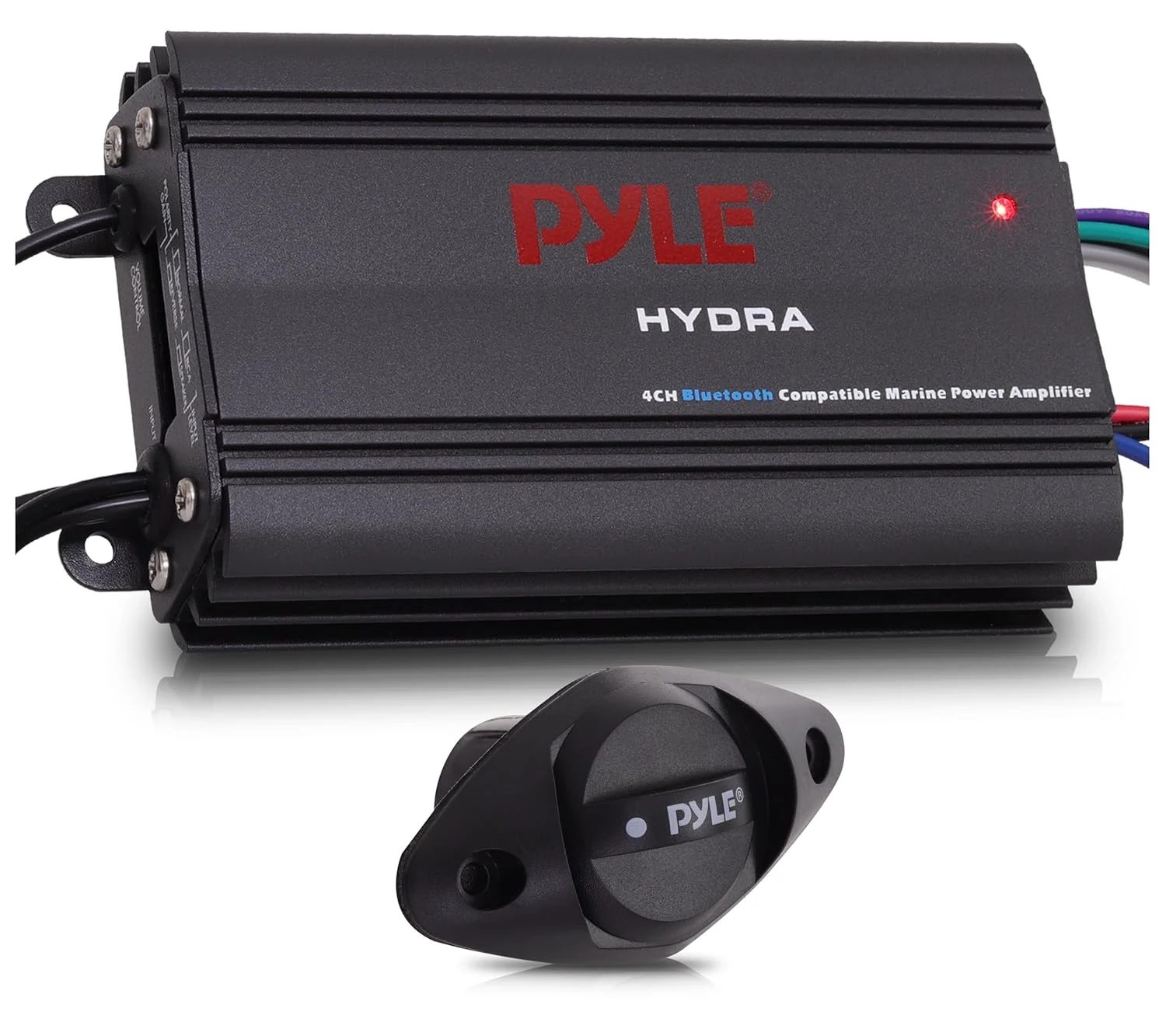 Pyle 200W RMS 4-Channel Marine Amplifier (PLMRMB4CB)