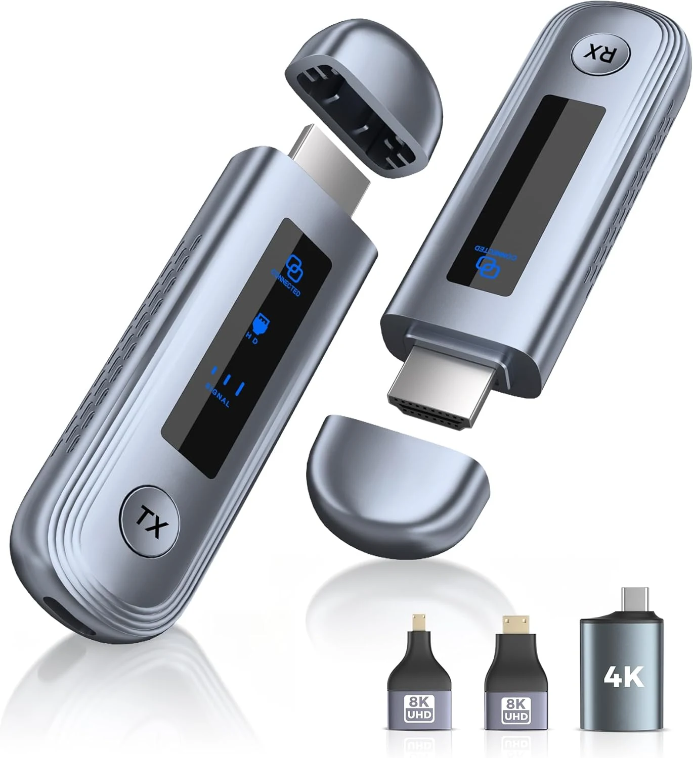 Beyn 4K Wireless Video Transmitter and Receiver, 4K Input & Output Wireless HDMI Extender