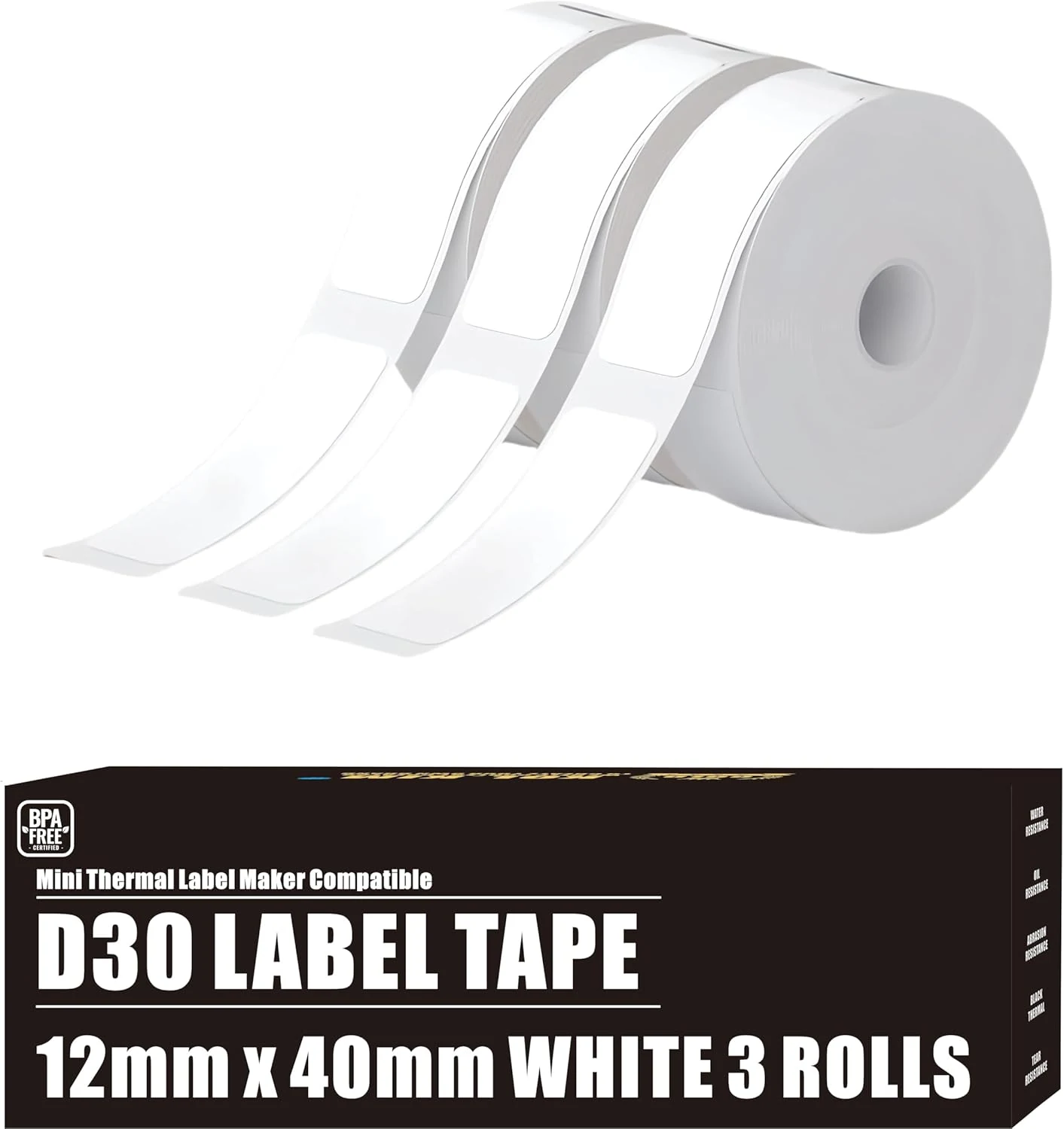 D30 Labels Compatible for Phomemo Labels D30 Label Tape for review