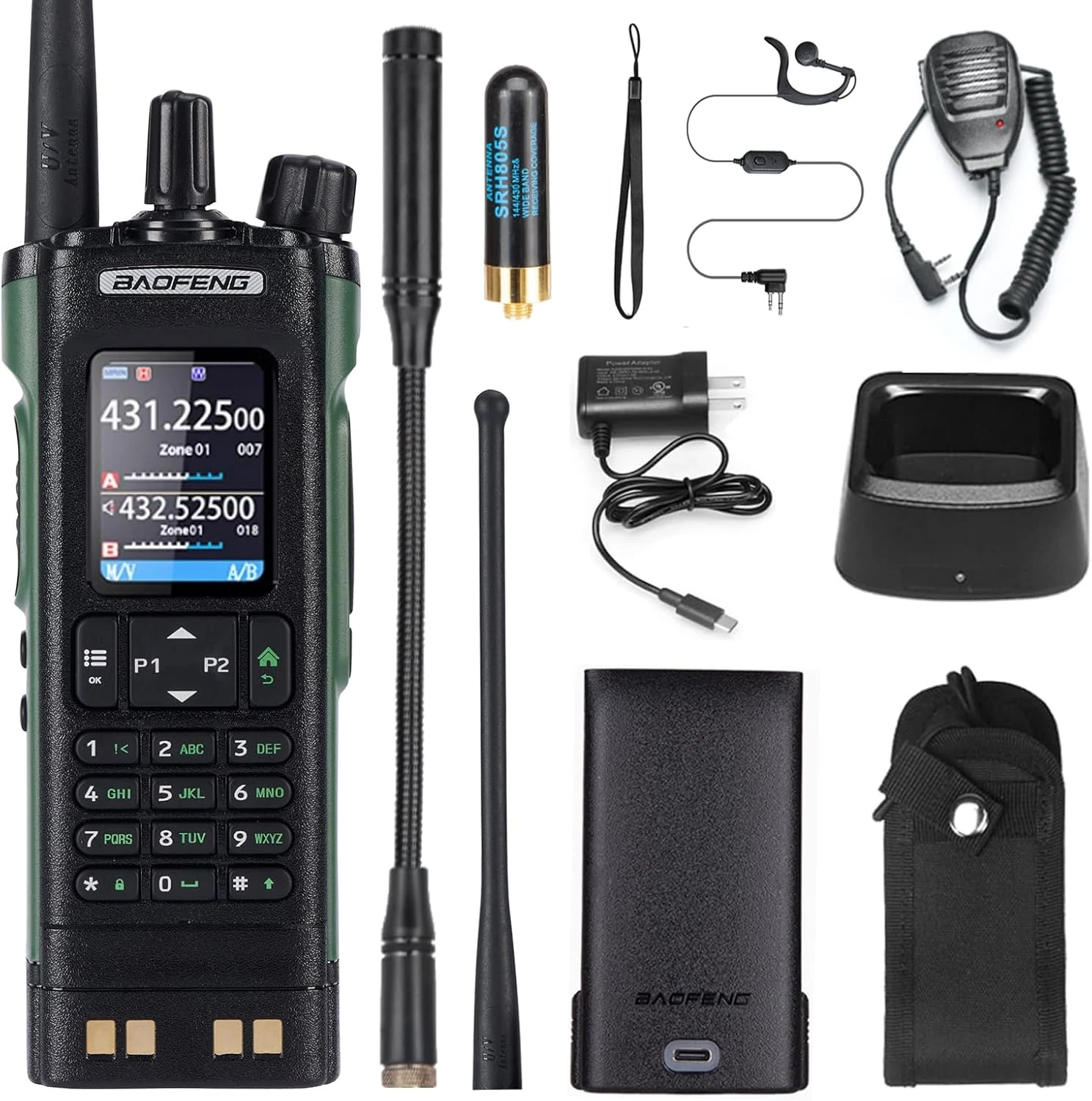 BAOFENG UV-32 UV32 10W Ham 2 Way Radio GPS One-Key