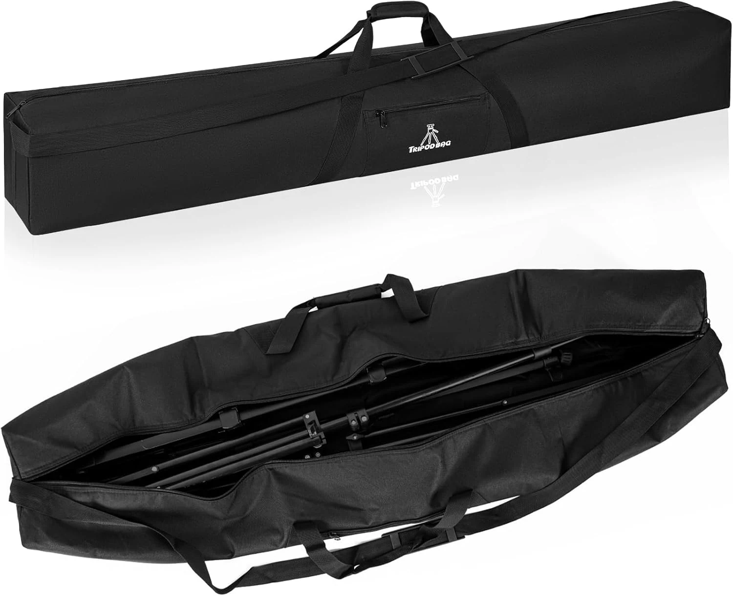 TORIBIO Tripod Carrying Case, 60x8x7.5in Heavy Duty Tripod Bag with Shoulder Straps and Handles
