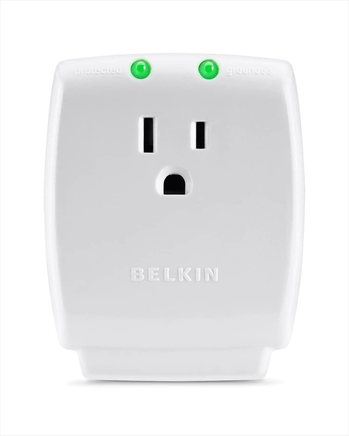 Belkin 1-Outlet Home Series SurgeCube - Grounded Outlet Portable Wall Tap Adapter