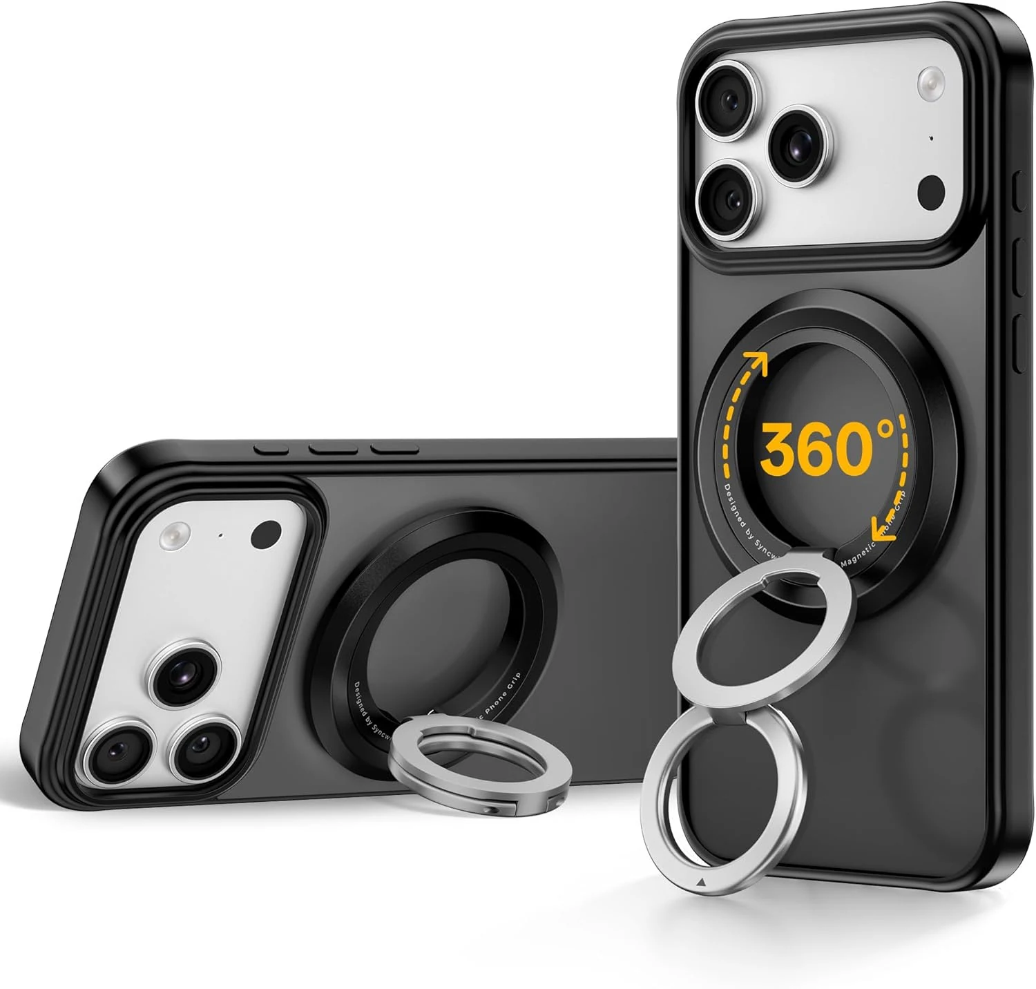 SYNCWIRE for MagSafe Phone Grip, 360° Rotation Magnetic Cell Phone review
