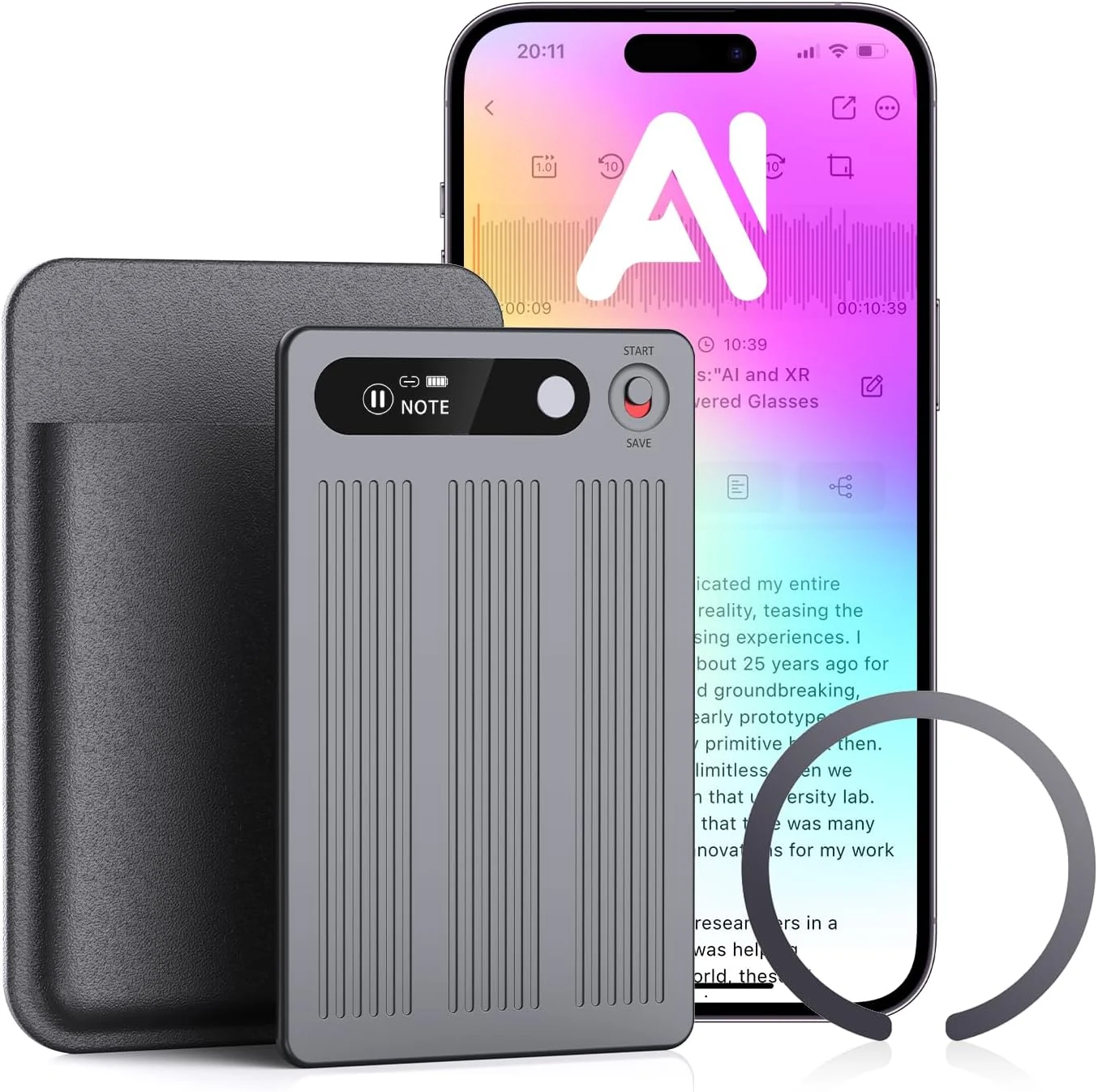 Yorlu AI Voice Recorder with Transcribe＆Summarize, App Control Audio Recorder Support