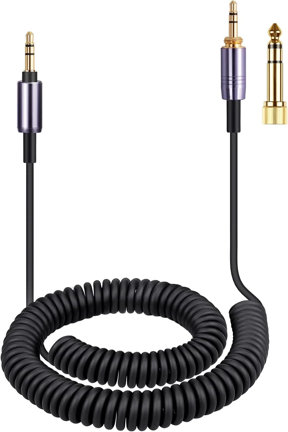 ATH-M50xBT Cable, Coiled Aux Cord Replacement for Audio Technica ATH-M50xBT2