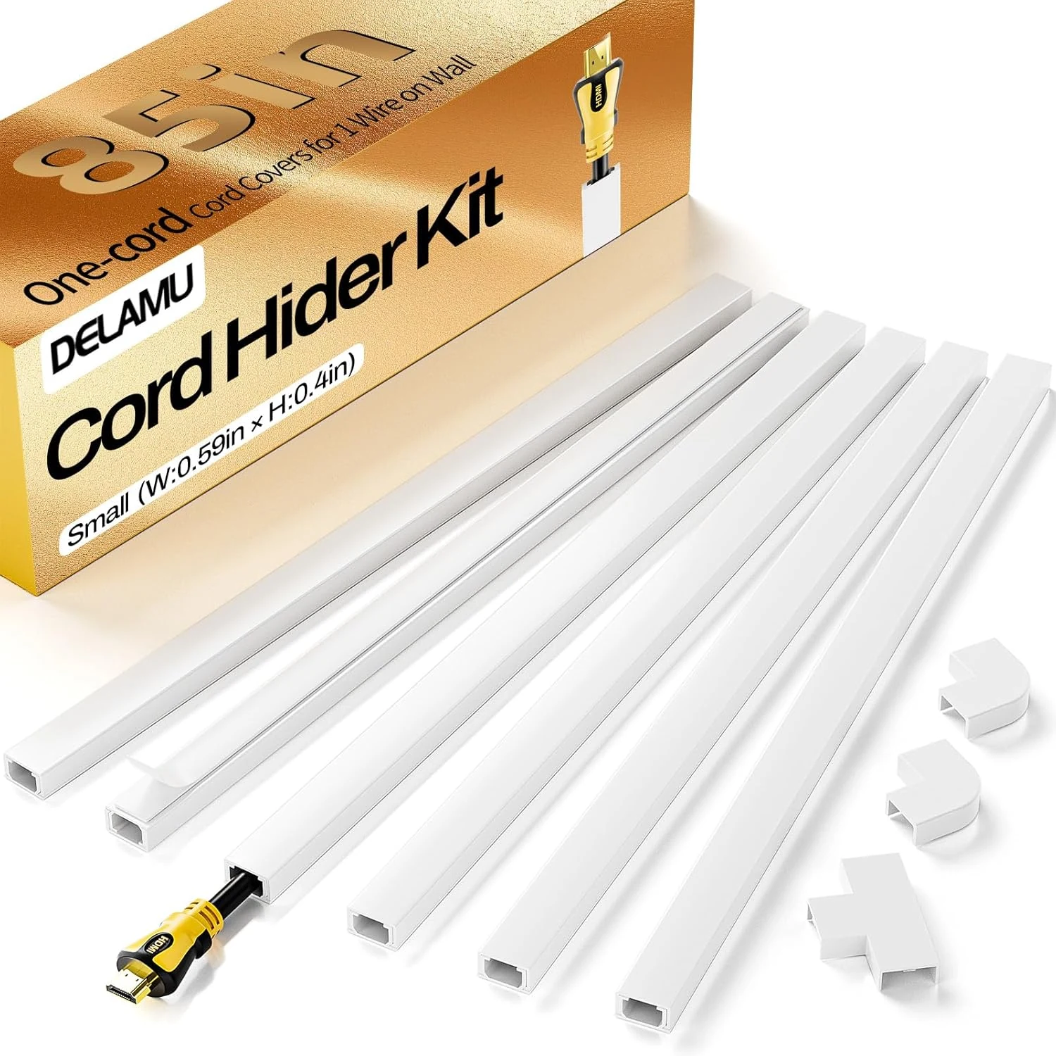 Delamu Cord Hider, Cord Covers for Wires on Wall, One-Cord review