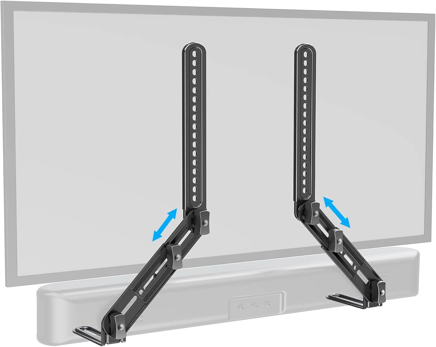 ELIVED Soundbar Mount Under or Above TV, Fits Most Sound Bars up to 15 Lbs